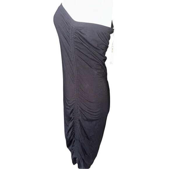 Good American | Good Touch Ruched One Shoulder Mini Dress Size 5 / 2XL - Picture 3 of 7